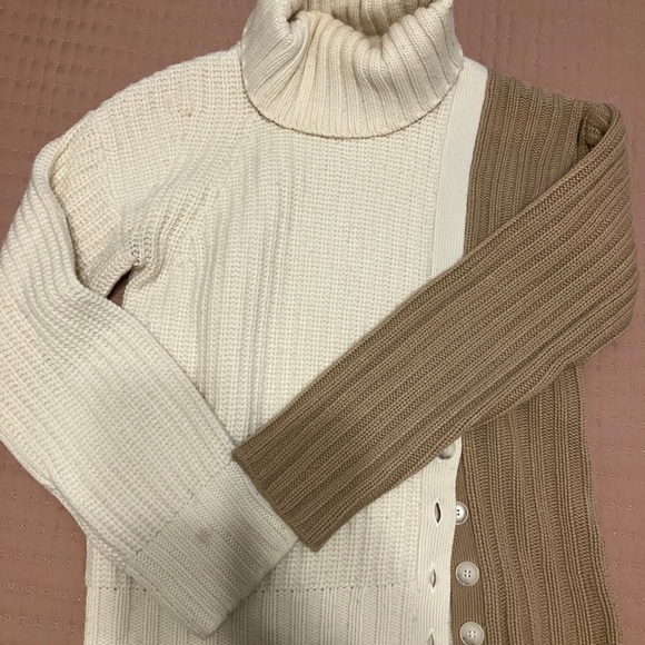 NAADAM Cashmere + Wool Two-Tone Sweater - Picture 4 of 6